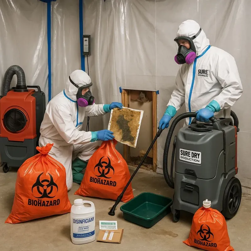 Contaminated Water Handling Protocols process in South Zanesville, OH